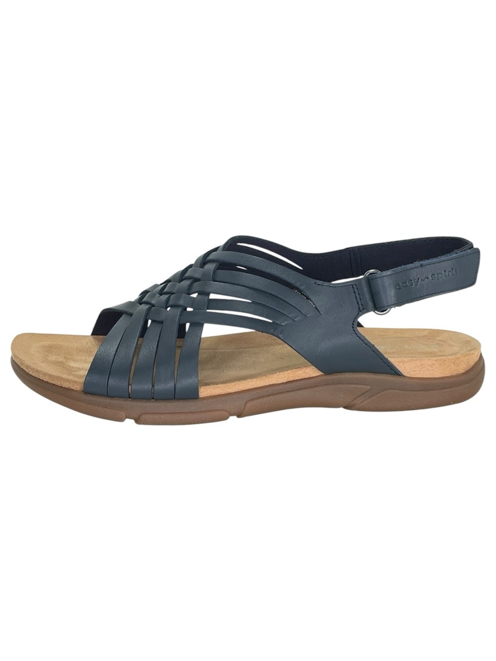 Easy Spirit Mar Dark Blue Leather Slingback Womens Sandals Size 9.5M - Picture 3 of 14